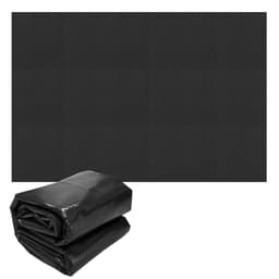 ECD Germany uima-allas aurinkokalvo kulma 3x2 m 400 µm musta PE ilmatyynykalvo,