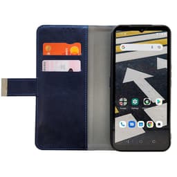 Mobilcover 2-kort CAT S53 - Mørkeblå