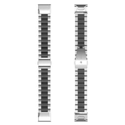 Rustfritt stål klokkereim Garmin Instinct E (45mm) - Sølv/svart
