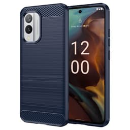 Børstet silikondeksel Nokia XR21 - Blå
