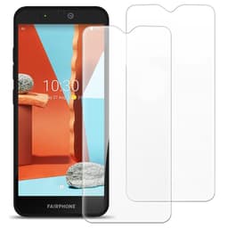 2-Pak Herdet glass skjermbeskytter Fairphone 3 Plus