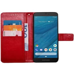 Lompakkokotelo 3-kortti Fairphone 3 - Punainen