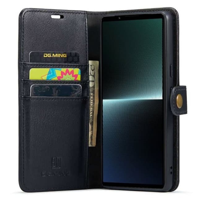 Mobil lommebok DG-Ming 2i1 Sony Xperia 1 V - Svart