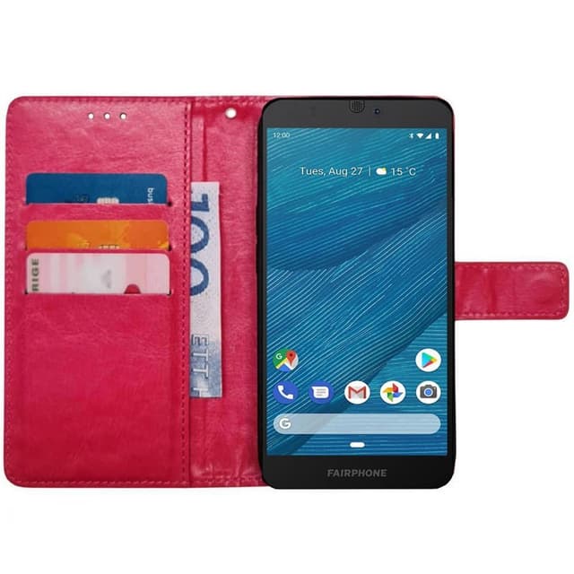 Plånboksfodral 3-kort Fairphone 3 - Rosa