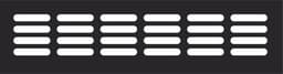 Temptech ventilationsrist VENT300B (sort 30cm)