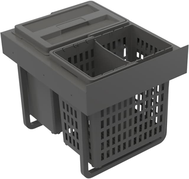 Epoq Select jätteidenlajittelujärjestelmä kaapin pohjaan (dark grey)