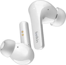 Belkin SoundForm Flow helt trådløse hodetelefoner (hvit)
