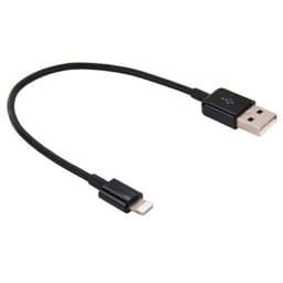 Usb-kaapeli lightning - Lyhyt malli - Musta