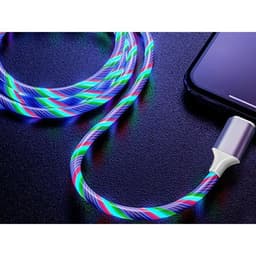 Reekin iPhone LED-kaapeli - 2A 1m
