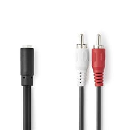 Stereolydkabel RCA 20cm