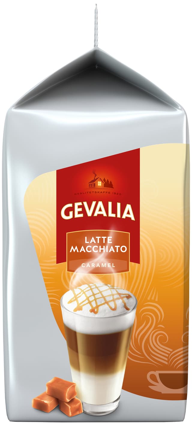 Tassimo Café dosettes Maxwell house latte macchiato caramel, 8 capsules
