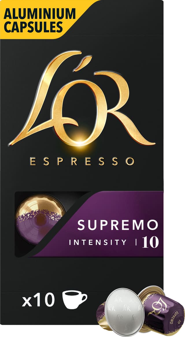 L'OR Capsules - Espresso Supremo - Coffee Capsules - 10 pcs