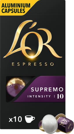L'Or Espresso 10 Supremo kaffekapsler (10-pk)
