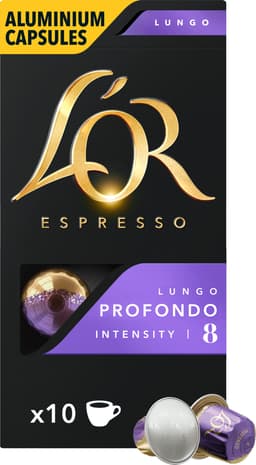 L'Or Lungo Profondo 8 kaffekapslar (10 st)
