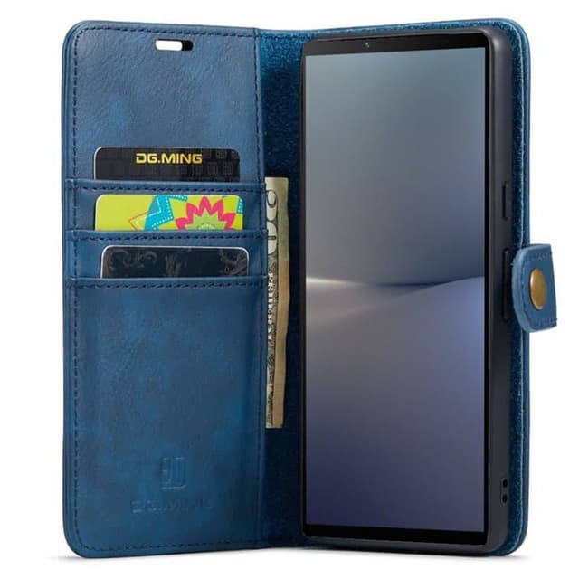 Mobil lommebok DG-Ming 2i1 Sony Xperia 10 V - Blå