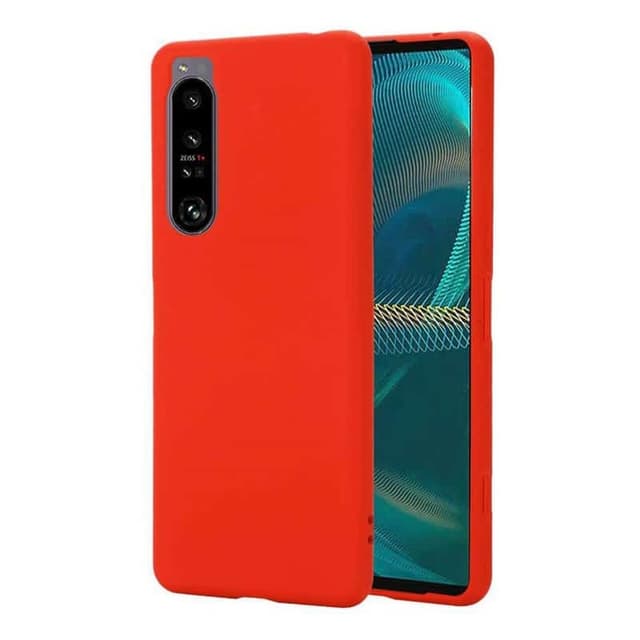 Liquid silikon skal Sony Xperia 10 V - China Red