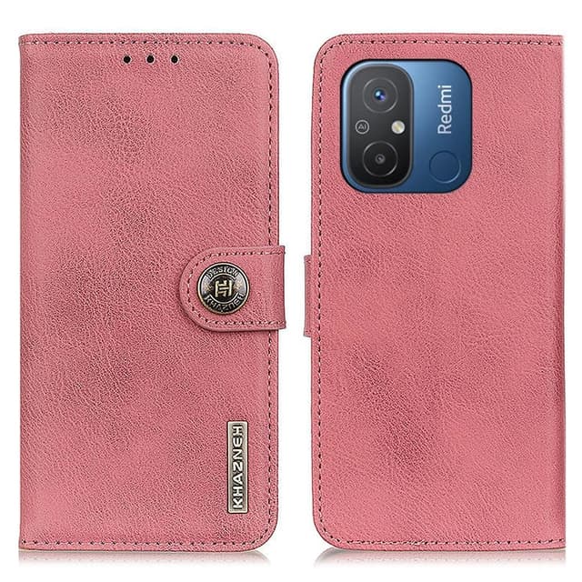 KHAZNEH Xiaomi Redmi 12C Plånboksfodral - Rosa