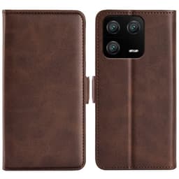 SKALO Xiaomi 13 Pro 5G Premium Plånboksfodral - Brun