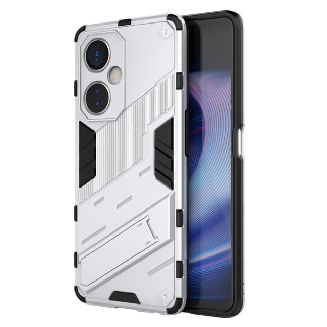 SKALO OnePlus Nord CE 3 Lite 5G Hybrid BIBERCAS Cover - Hvid