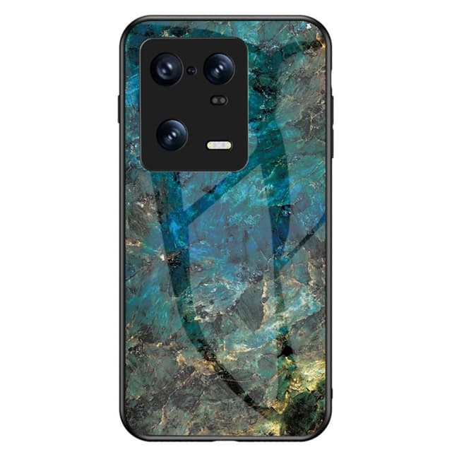 SKALO Xiaomi 13 Pro 5G Marmor hærdet glas TPU Cover - #1