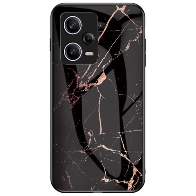 SKALO Xiaomi Redmi Note 12 Pro 5G Marmor hærdet glas TPU Cover - #5