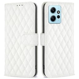 SKALO Xiaomi Redmi Note 12 4G BINFEN COLOR Quiltet Pung - Hvid