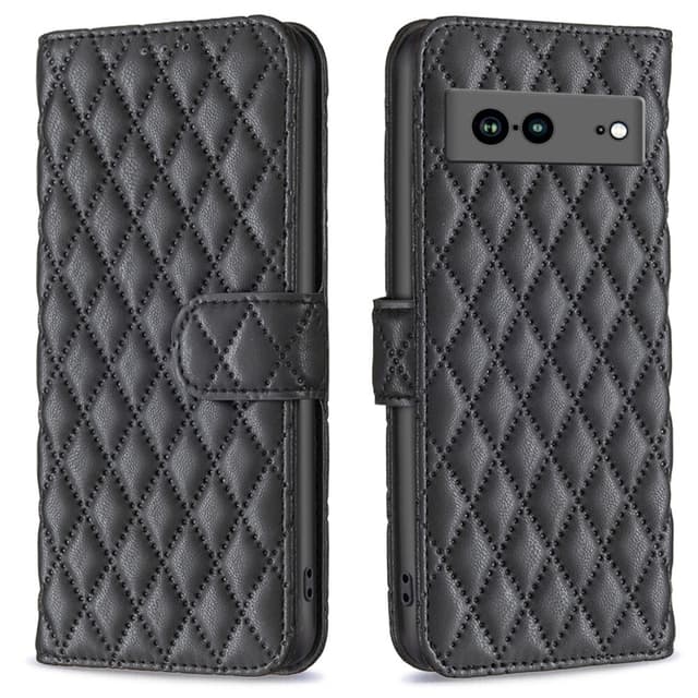 SKALO Google Pixel 7a BINFEN COLOR Quiltet Pung - Sort