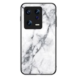 SKALO Xiaomi 13 5G Marmor hærdet glas TPU Cover - #2