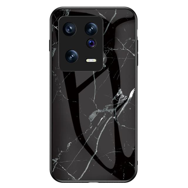 SKALO Xiaomi 13 5G Marmor Härdat Glas TPU-skal - Motiv 4