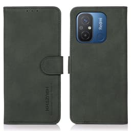 SKALO Xiaomi Redmi 12C 4G KHAZNEH Plånboksfodral i PU-Läder - Grön