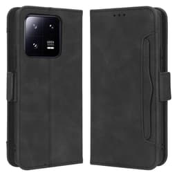 SKALO Xiaomi 13 5G 6-FACK Plånboksfodral - Svart