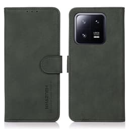 SKALO Xiaomi 13 5G KHAZNEH Plånboksfodral i PU-Läder - Grön
