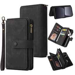 SKALO Xiaomi 13 Pro 5G Big Wallet 17-FACK Plånboksfodral - Svart