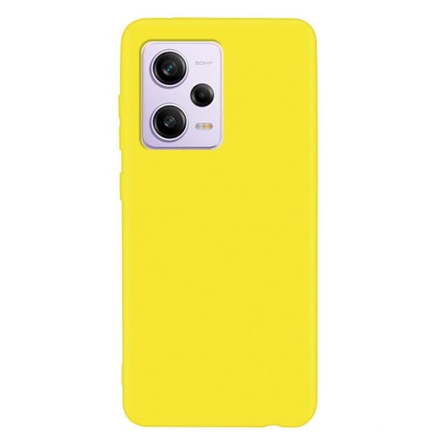 SKALO Xiaomi Redmi Note 12 Pro 5G Ultratunn TPU-Skal - Gul