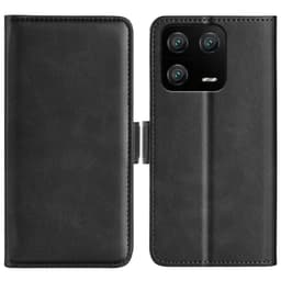SKALO Xiaomi 13 Pro 5G Premium Plånboksfodral - Svart