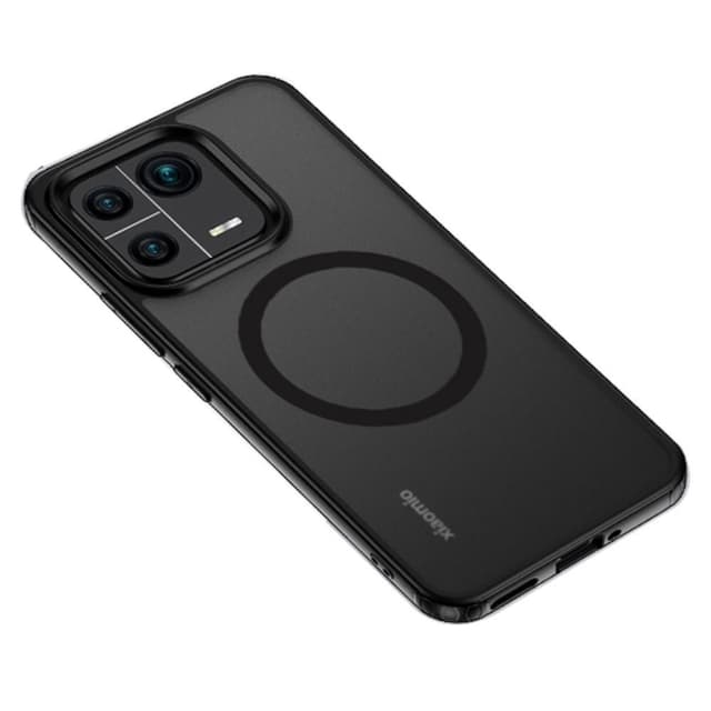 SKALO Xiaomi 13 5G TPU hybrid magnetisk ring Cover - Sort
