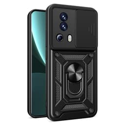 SKALO Xiaomi 13 Lite Armor Hybrid Metal Ring Camera Slider - Sort