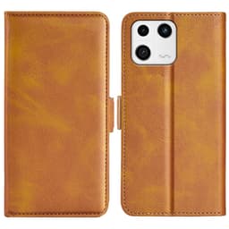SKALO Xiaomi 13 5G Premium Plånboksfodral - Ljusbrun