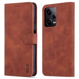 SKALO Xiaomi Redmi Note 12 Pro 5G AZNS Pungetuie - Brun