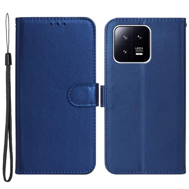 SKALO Xiaomi 13 5G Plånboksfodral i PU-Läder - Blå