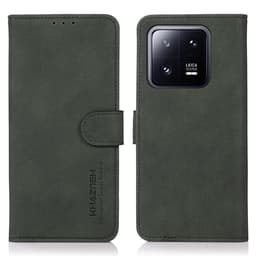 SKALO Xiaomi 13 Pro 5G KHAZNEH Plånboksfodral i PU-Läder - Grön