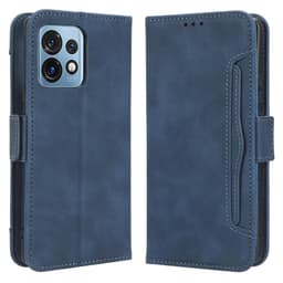 SKALO Motorola Edge 40 Pro 5G 6-lokeroa Lompakkokotelo - Sininen