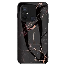 SKALO Xiaomi Redmi 12C 4G Marmor Härdat Glas TPU-skal - Motiv 1