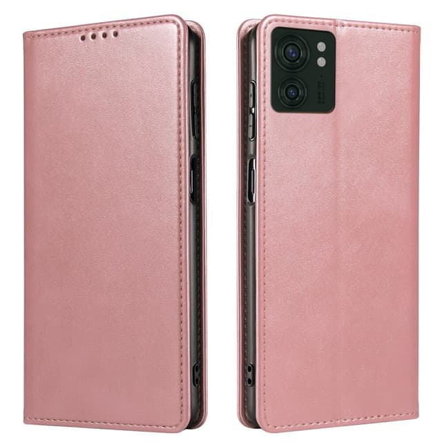 SKALO Motorola Edge 40 5G Premium Plånboksfodral - Roséguld