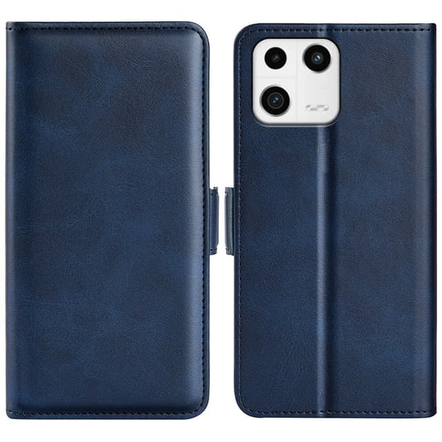 SKALO Xiaomi 13 5G Premium Wallet Flip Cover - Blå