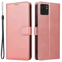 SKALO Motorola Edge 40 5G Premium Plånboksfodral - Roséguld