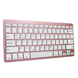 Trådlöst tangentbord med tre enheter Rosa