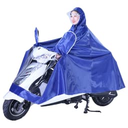 Vattentät regnponcho för cykel Sininen