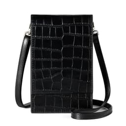 Justerbar Crossbody mobiltelefonväska Musta