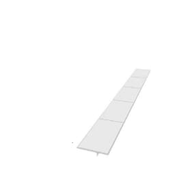 Komfurliste holder rent mellem komfur og skab 53,4cm Hvid